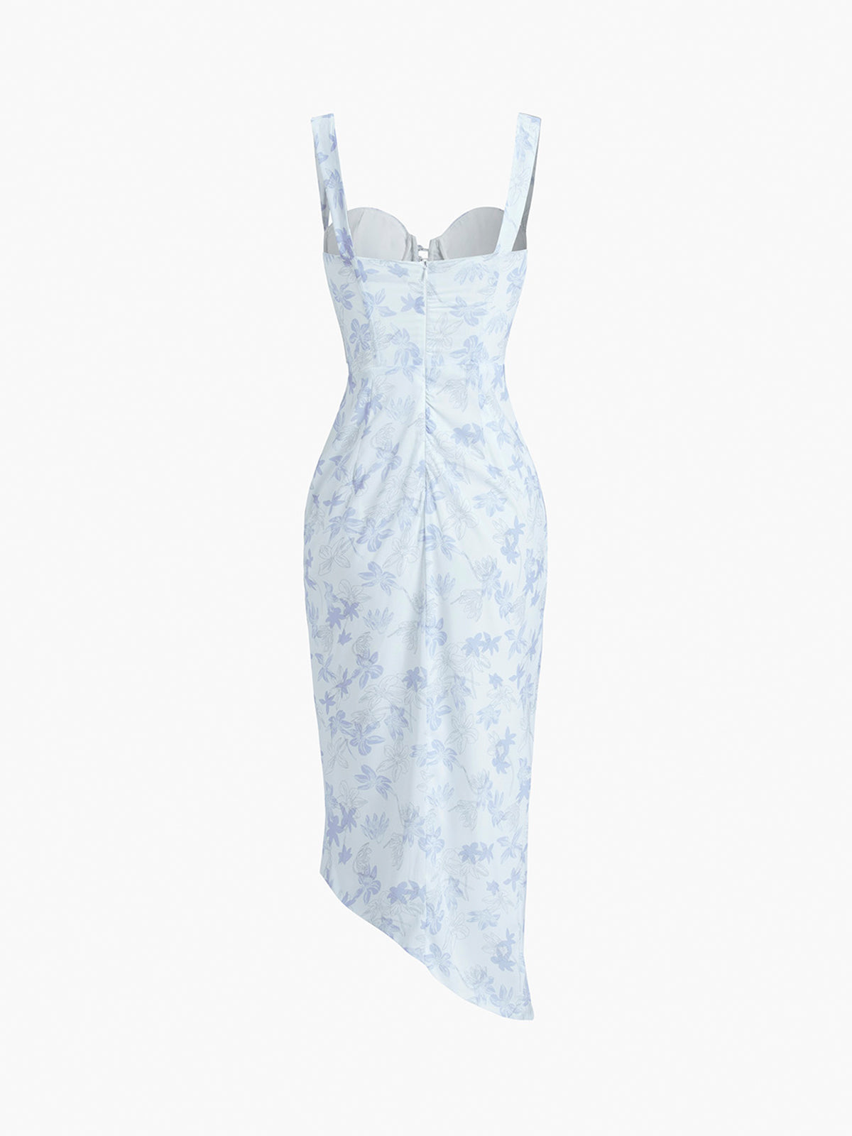 Bente - Midi-jurk Met Ruches