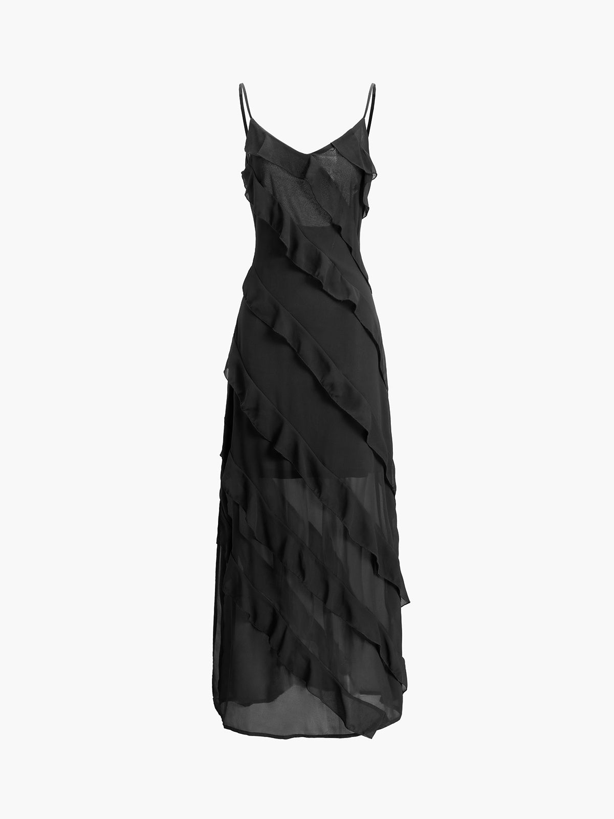 Pauline - Ruches Maxi Jurk