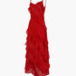 Pauline - Ruches Maxi Jurk