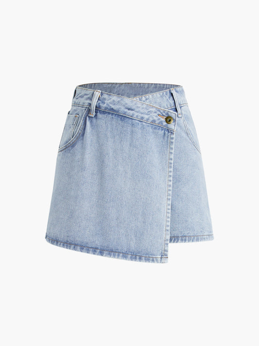Catoo - Asymmetrische Casual Spijkerrok