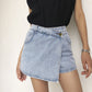 Catoo - Asymmetrische Casual Spijkerrok