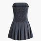 Diede - Strapless Mini Jurk