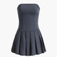 Diede - Strapless Mini Jurk