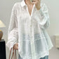 Beige Geborduurde Tuniek - Florie