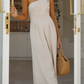 Beige Prachtige Jumpsuit - Lotte