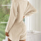 Chique Dames Jumpsuit met Lange Mouwen & Knoopsluiting - Perfect voor de Zomer!