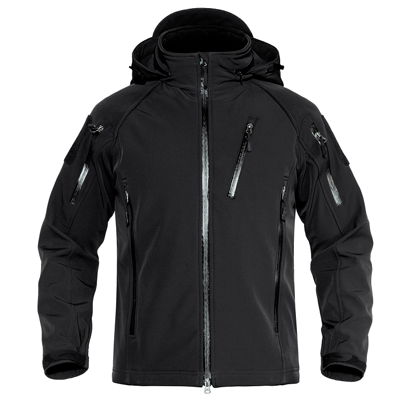 Commando-Elite: All-Weather Tactische Jas met Afneembare Capuchon – Ultieme Mix van Duurzaamheid & Comfort