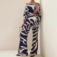 Elegante Zwarte Satijnen Set - Johnna