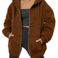 Comfort Chic: Dames Fleece Hoodie - Ruimvallend, Trendy & Warm