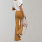 Zoe - Uitlopende Corduroy Broek