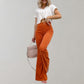 Zoe - Uitlopende Corduroy Broek