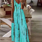 Witte Tie-Dye Maxi Jurk - Liv