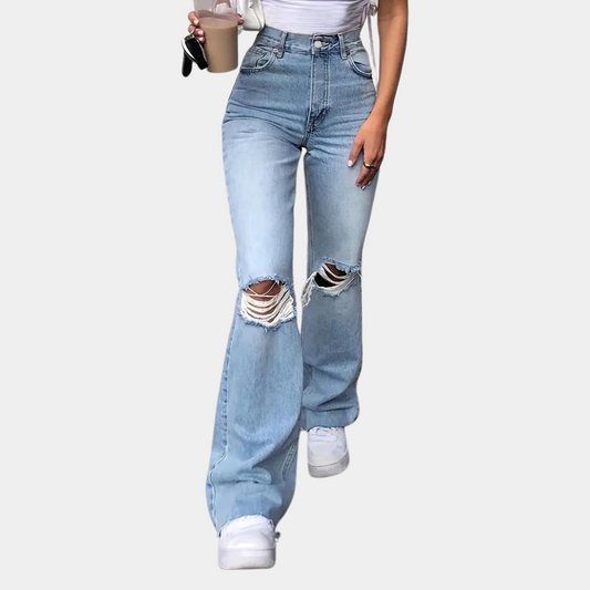 Vera - Stijlvolle Gescheurde Jeans