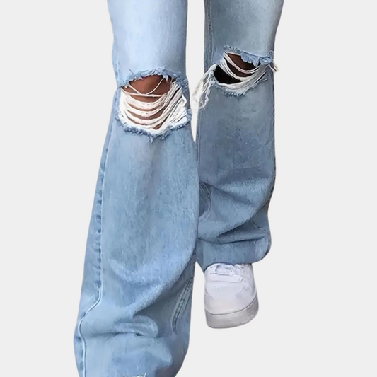 Vera - Stijlvolle Gescheurde Jeans