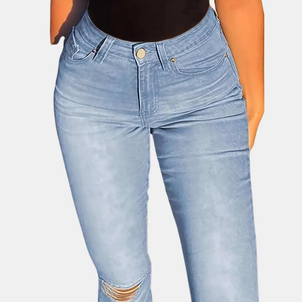 Vera - Stijlvolle Gescheurde Jeans