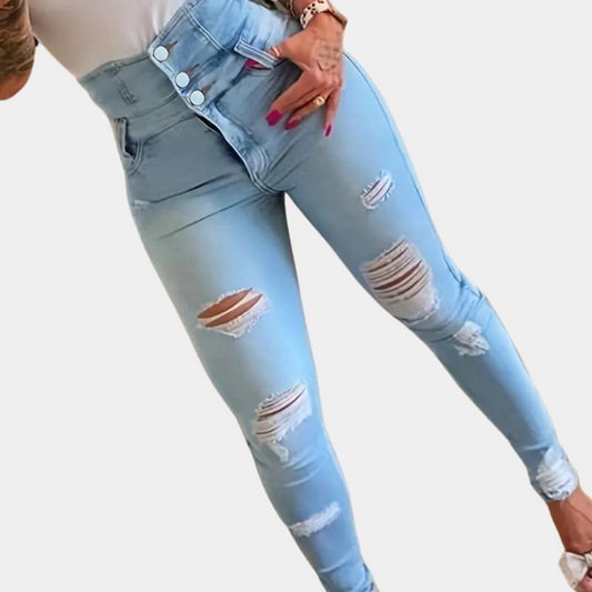 Uma - Gescheurde Skinny Jeans
