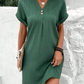 Lente - Zomerjurk Met V-hals