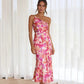 Yvetta - Gebloemde Off-shoulder Jurk