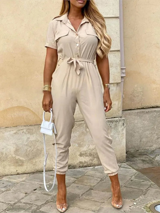 Basina - Elegante Cargo Jumpsuits