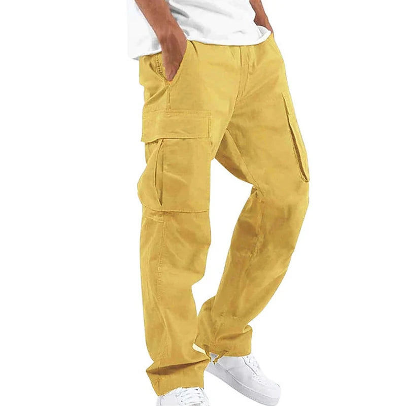 Arnie - Grijze Casual Rechte Cargobroek