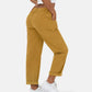 Nina - Khaki Ribfluwelen Wijde Broek
