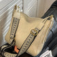 Beige Lederen Schoudertas - Jannette