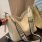 Beige Lederen Schoudertas - Jannette