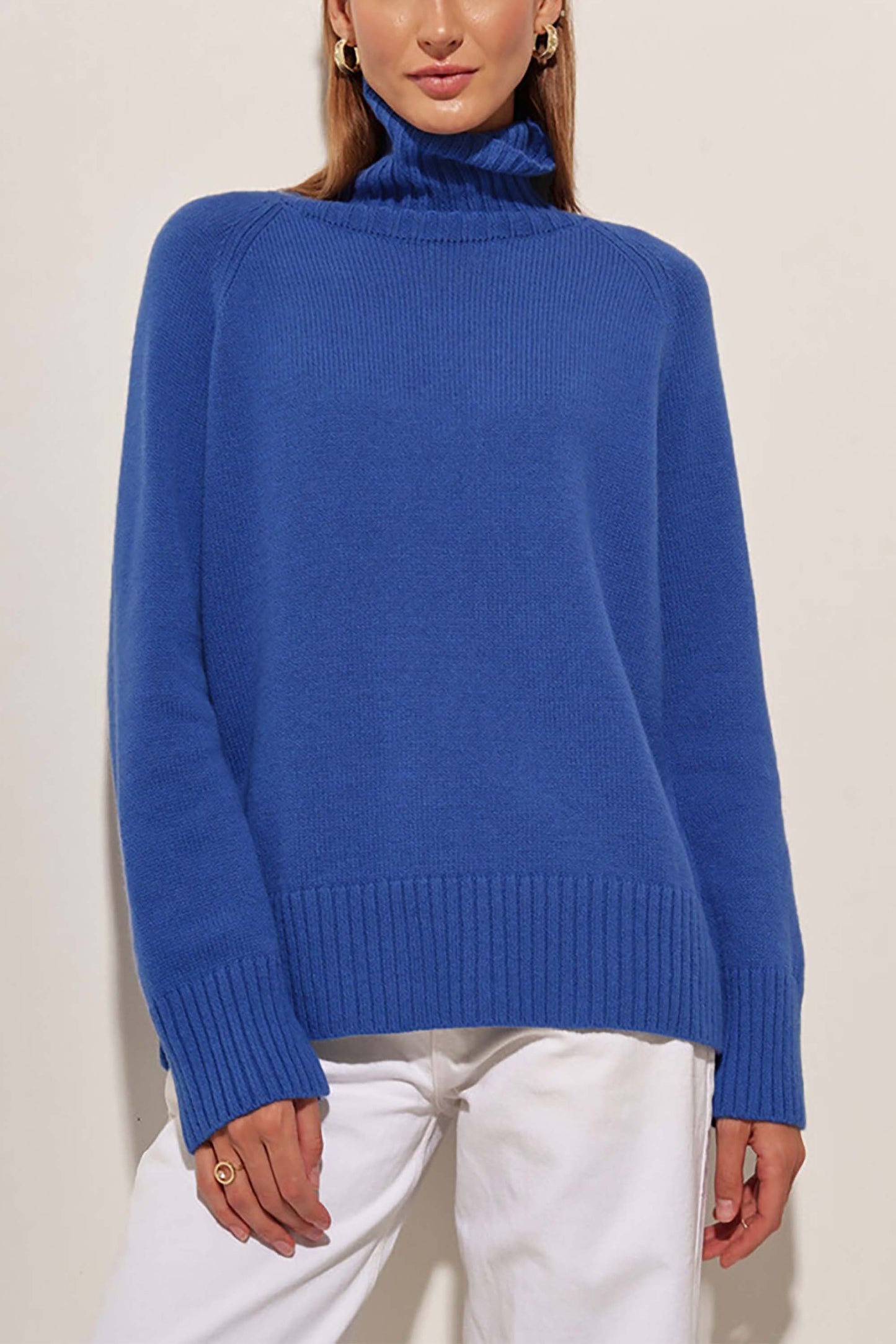 Veelzijdige Effen Raglan Trui