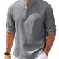 Monroe - Khaki Linnen Casual Herenoverhemd