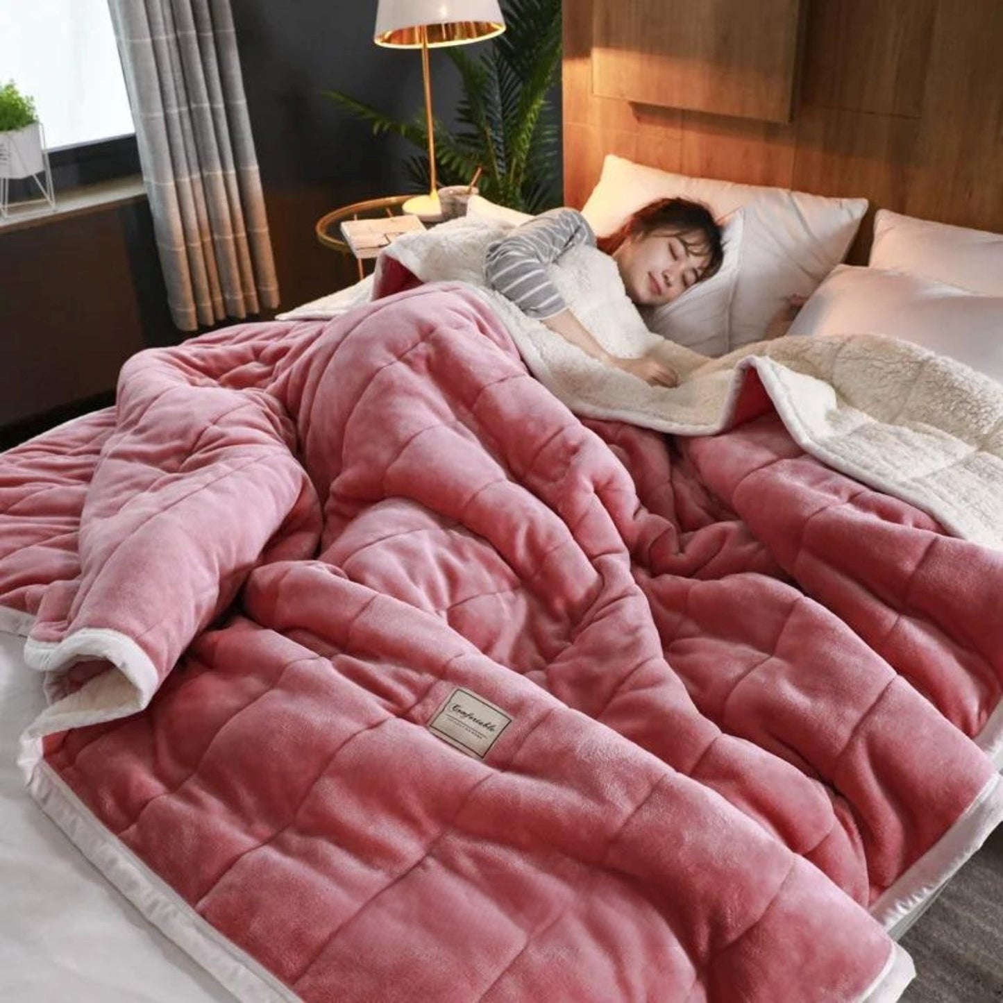 HugSoft Dromerige Wol - De Ultieme Gezellige Zachte Luxe Deken voor Thuiscomfort