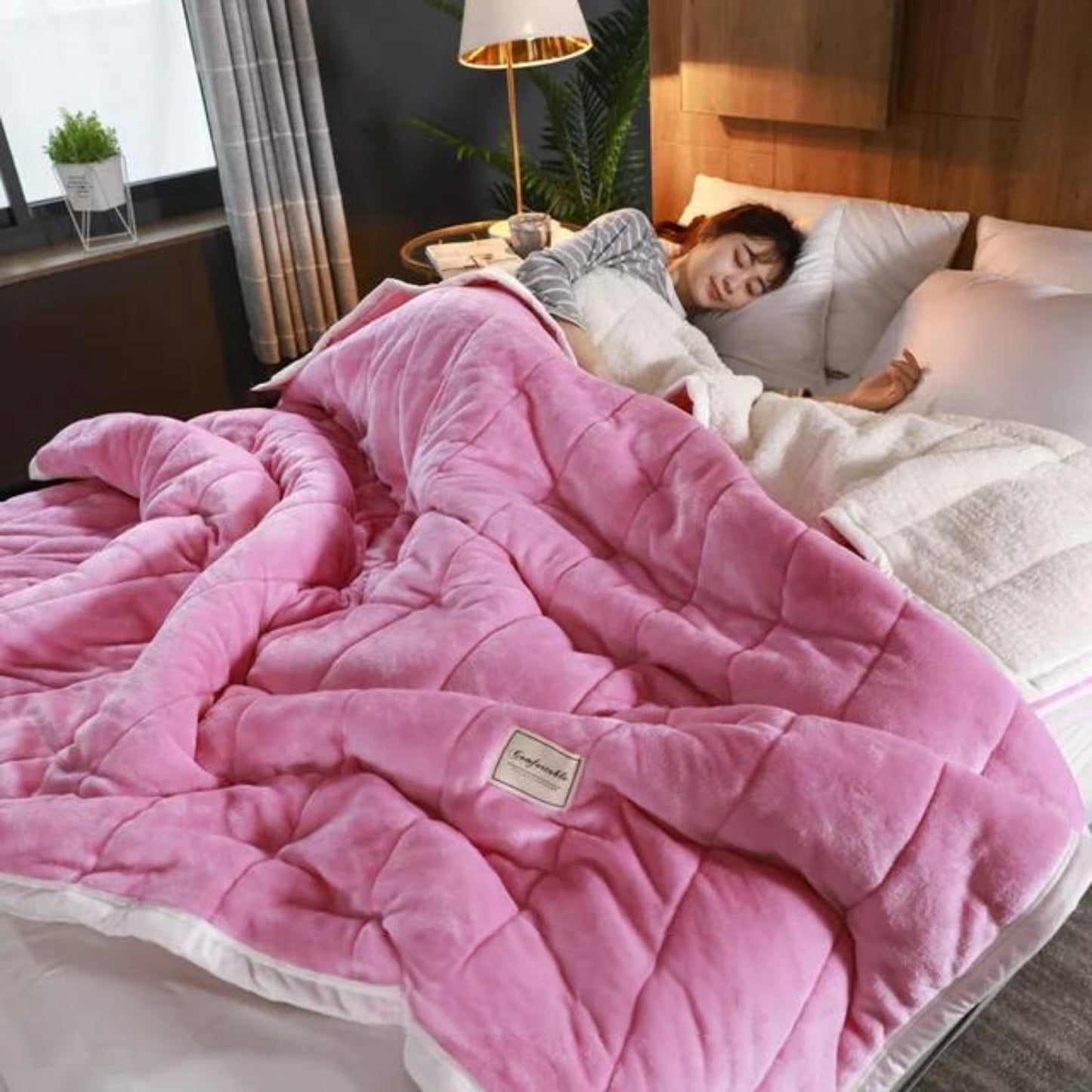 HugSoft Dromerige Wol - De Ultieme Gezellige Zachte Luxe Deken voor Thuiscomfort