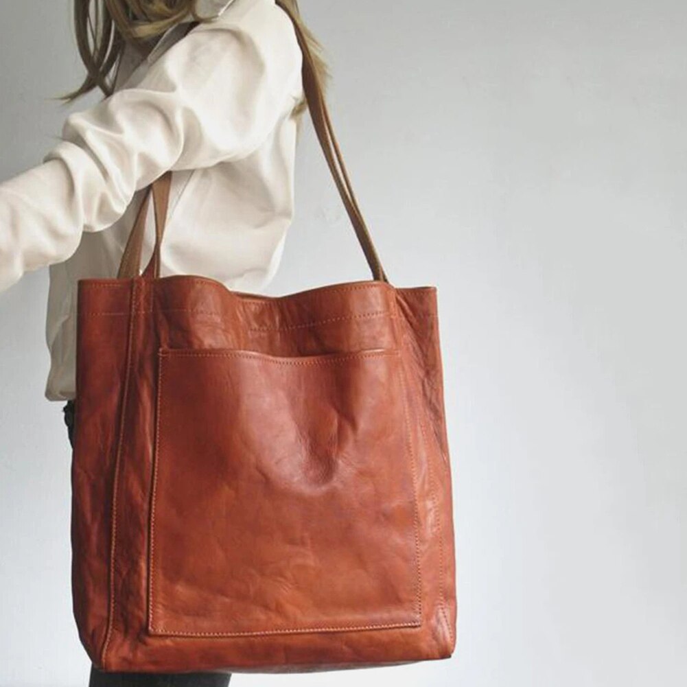Avery Elegance: Luxe Dames PU Leren Tas - Duurzaam, Stijlvol & Tijdloos