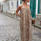 Bruin Luipaardprint Jurk - Sophie
