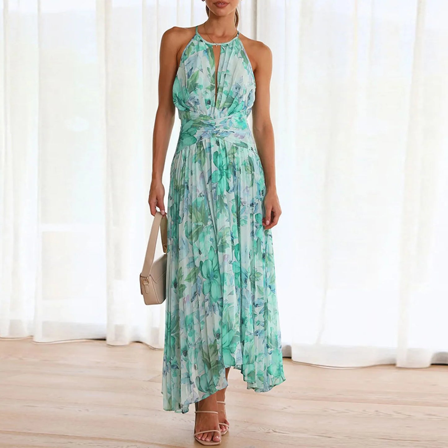 Ottelien - Halternek Maxi-jurk