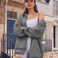 Comfort Chic: Dames Fleece Hoodie - Ruimvallend, Trendy & Warm
