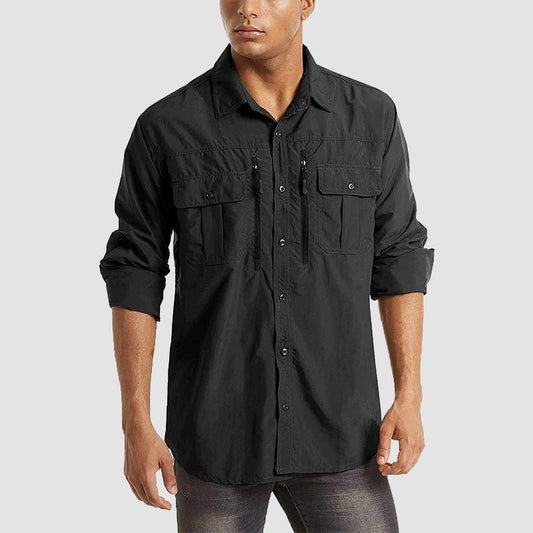 Elite Heren Tactisch Shirt: Snel Droog, UV-Bescherming & Ademend