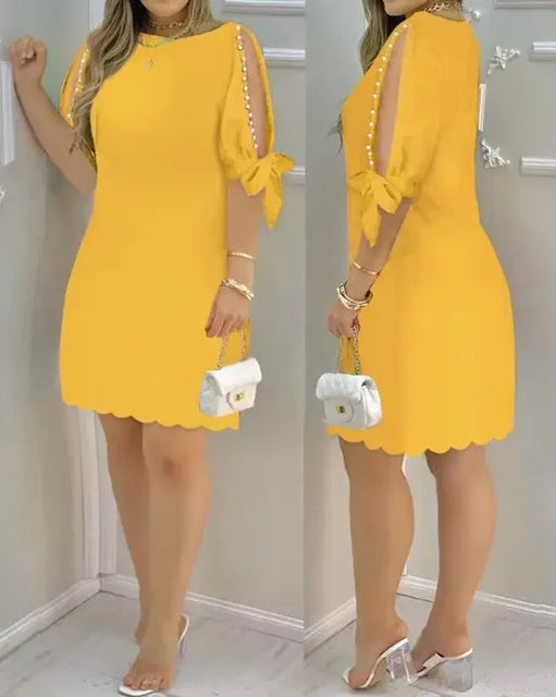 Navyblauwe Mini-Jurk Deva