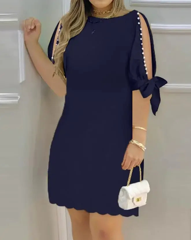 Navyblauwe Mini-Jurk Deva