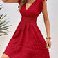 Suzan - Elegante Korte Blauwe Jurk
