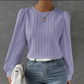 Elegante Damesblouse met Lange Mouwen en Pofontwerp - Kaschmir Touch