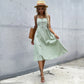 Mintgroene Midi-jurk Brantley
