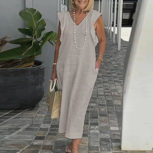 Jorinde - Zomerjurk Met V-hals