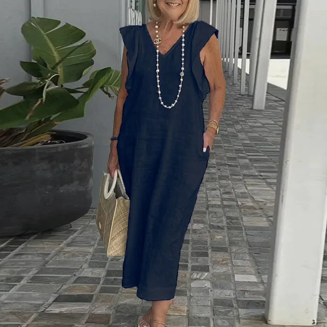 Jorinde - Zomerjurk Met V-hals