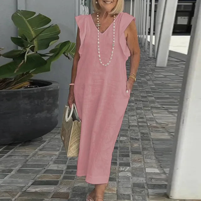 Jorinde - Zomerjurk Met V-hals