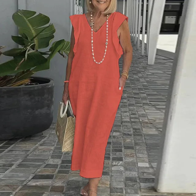 Jorinde - Zomerjurk Met V-hals