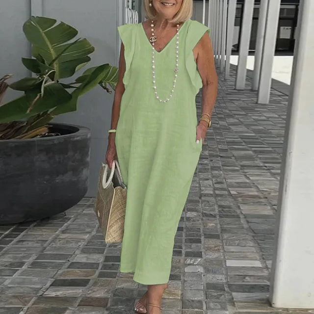Jorinde - Zomerjurk Met V-hals