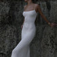 Elegante Witte Gebreide Maxi-Jurk - Marianne