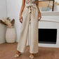 Destinee - Groene Wide-Leg Damesbroek