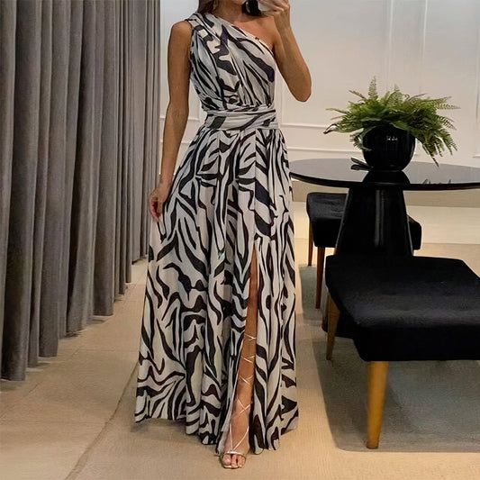 Carmen - Met Print Jurk
