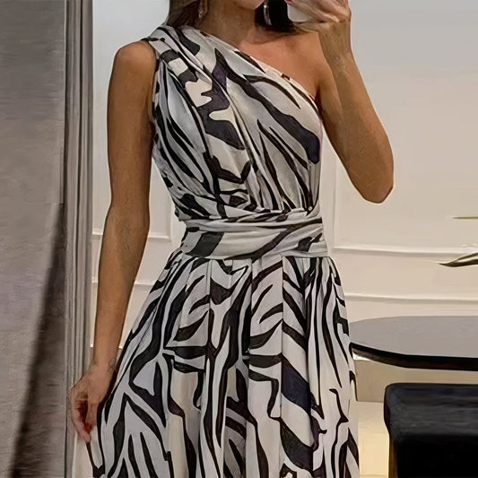 Carmen - Met Print Jurk